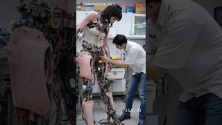 Humanoid Robot 2025 detects a defect in its leg #IRC #shorts