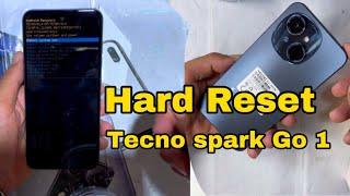 Hard Reset Tecno spark go 1