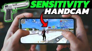 Secret DESERT EAGLE Headshot Trick & Setting, Sensitivity, Fire Button Size ( Handcam )