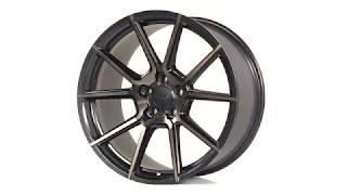 TSW Alloy Wheels - Chrono in Matte Black w/ Machine Face & Dark Tint