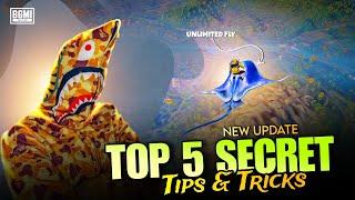 TOP 5 TIPS AND TRICKS OCEAN ODYSSEY MODE | 3.3 UPDATE TIPS AND TRICKS | UNLIMITED FLY TRICKS