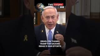 Netanyahu thanks Trump for Weapons to "Finish The Job" Against Iran Axis! #netanyahu #trump #iran