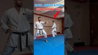 Stop doing this ️ #karate #kata #martialarts #bunkai #shotokan
