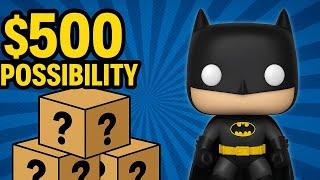 WHAT!!!  $500 TOP BOX POSSIBILITY Funko Pop Mystery Box