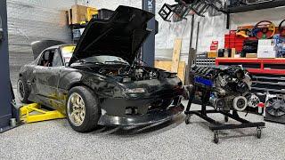 LS swap Miata last drive and teardown. the end of the ls miata