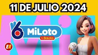 MiLoto Resultados de Hoy Jueves 11 de julio de 2024 