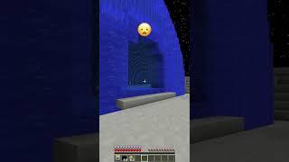 Tsunami Flooding Lunar Moon vs Emoji Swim Reaction #meme #shorts #minecraft