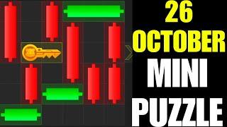 26 October Live Hamster Kombat Daily Mini-Game Puzzle Solved #hamstercombat #minigame#minipuzzle