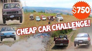 $750 Cheap Car Challenge! Offroad Adventure + Road Trip!