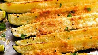 Speedy Parmesan Baked Zucchini (Courgette)