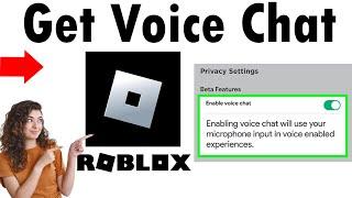 How To Get Voice Chat On Roblox Mobile (2025) New Update