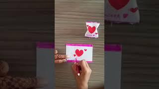 DIY paper candy  at home #kirti art and craft #yotube short#