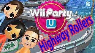 ABM: WII PARTY U !! (HighWay Rollers) GAMEPLAY!! HD !!