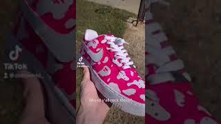 Custom Bape Air Force 1s #shorts #airforce1 #bape #customshoe #airforceone #custom