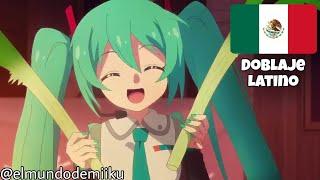 Miku canta en la fogata mientras Jashin se quema! | Doblaje en español latino | Jashin-chan Dropkick