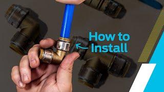 How to Install a SharkBite Max Push-to-Connect Fitting