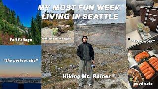A WEEK LIVING IN SEATTLE: Hiking Mt. Rainer, Tmlssfrvr drop, basketball, bowling, and more