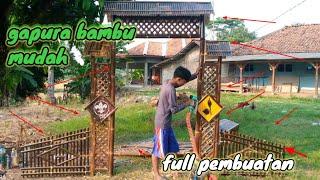 GAPURA 17 AGUSTUS DARI BAMBU || ide kreatif