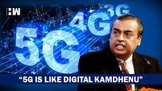 "Sabka Digital Saath, Sabka Digital Vikaas": Mukesh Ambani At 5G Launch In Delhi | Airtel | Jio |