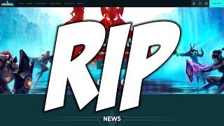 RIP Paladins Website