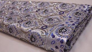 ARNG-3931 "The Periwinkle" Vol 3 Premium Banarasi Silk Saree||Silk||Acrylic Stones||Golden Zari