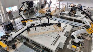 House Completed in Just 3 Days?! The Unbelievable Process of Robots Building a Wooden House