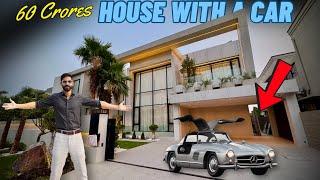 Touring Mazhar Munir's 60 CRORE Mansion with a Mercedes SL300 In Basement