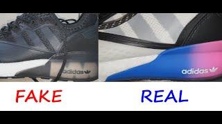 Adidas ZX 2K boost  real vs fake. How to spot counterfeit Adidas ZX 2K sneakers