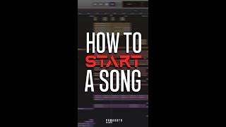 HOW TO START A SONG | ProAudio Records  #shorts