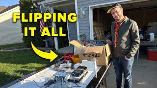 Flipping Everything from a WILD Garage Sale Day