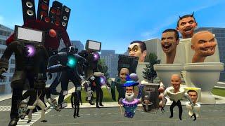 NEW ULTIMATE MECHA TV MAN BOSS VS ALL SKIBIDI TOILET BOSSES In Garry's Mod!