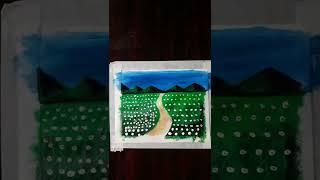 Acrylic painting techniques #shorts