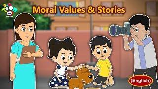 Moral Values & Lessons | Moral Stories For Kids | Best Collection Of Stories | PunToon Kids English