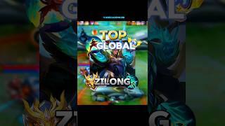 Top Global Zilong build and Emblem 2024 #mobilelegends #mlbb #zilong #shorts