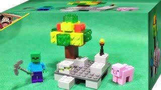LELE 마인크래프트 광산과 사과 나무 좀비 세트 박스 레고 짝퉁 Lego knockoff minecraft tree stone zombie set