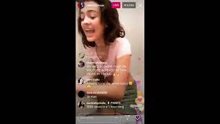 Malu Trevejo nip slip *LIVE*