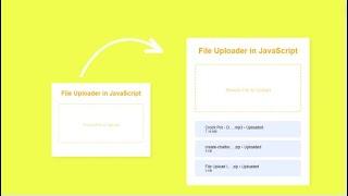 File Upload with Progress Bar in HTML CSS & JavaScript