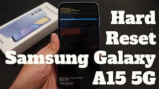 How To Hard Reset Samsung Galaxy A15 5G