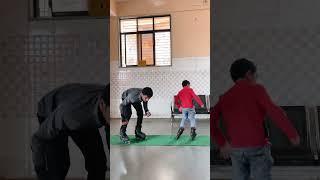 Skating Jump  on skates | Follow Instructions #skater #workout #freestyleskating #like #titwala