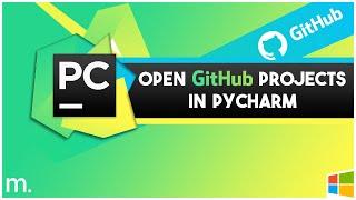 Open Github Project in Pycharm (the proper way) | Clone Github Projects | 4 Min.