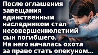 На сына погибшего ставшего единственным наследником началась охота за право стать Истории любви