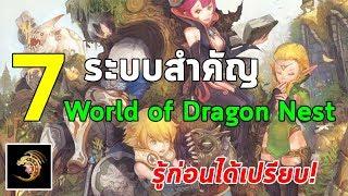 7 ระบบสำคัญ! (+Gameplay) รู้ก่อนได้เปรียบ! | World of Dragon Nest EP.2