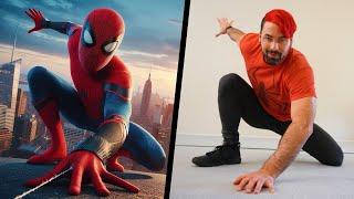 Spider-Man Stunts Challenge In Real Life!