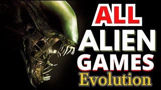 ALL ALIEN VIDEO GAMES 1982-2023/ todos los juegos de aliens / LA SAGA DE ALIEN / evolution of alien