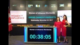 Women of Influence opens the TSX to celebrate the 25th annual RBC Canadian Women Entrepreneur Awards