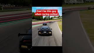 Don’t do this… if you race online! ACC #shorts Assetto Corsa Competizione #crash