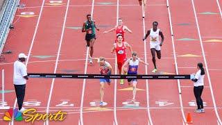 Josh Kerr POWERS to narrow victory in 1500m race at Grand Slam Philly | NBC Sports
