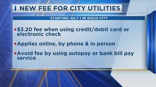 New Fee For Sioux City Utilities