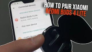 How to Pair Xiaomi Redmi Buds 4 Lite with Phone - How to connect Xiaomi Redmi Buds 4 Lite with Phone