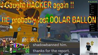 ROBLOX - OHIO - i caught HACKER with TELEPORT :)) , some REVENGE he lost dollar ballon LOL